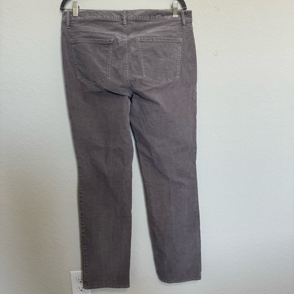 Talbots Womens Jeans Gray Straight Sz 12 FLAWLESS FIVE-POCKET Corduroy - Picture 3 of 10